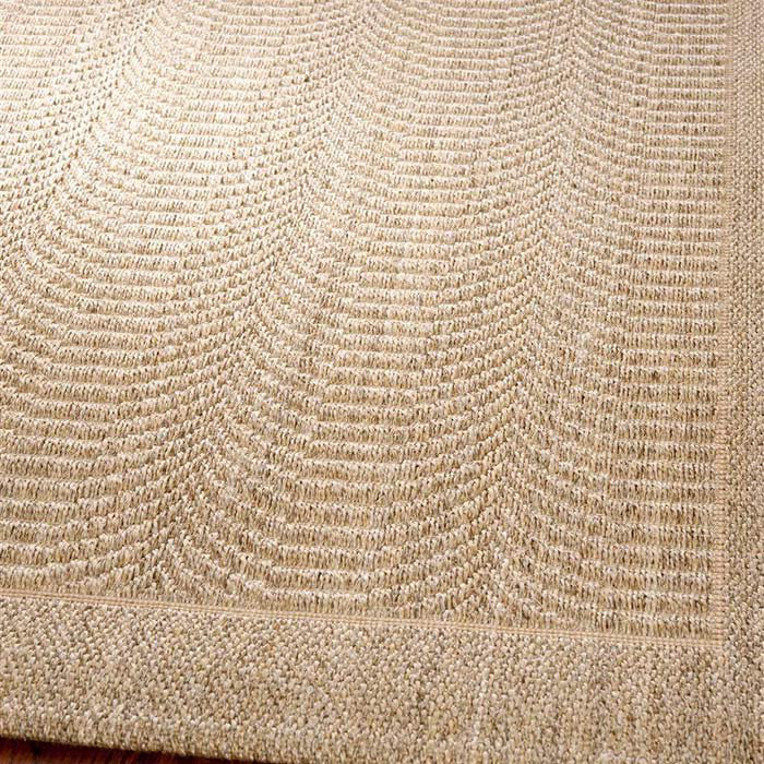 Image showcasing Bay Isle Home Rodanthe Palm Beach Jacquard Weave Sisal & Jute Solid ...